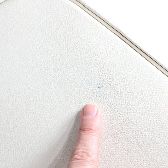 Vintage ladies luggage white board suitcase, vanity case, accessory hatbox - Picture 4 of 14